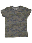 Women's 3X-Large Vintage Camo LAT Apparel 3516 