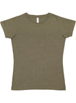 Women's 3X-Large Vintage Military Green LAT Apparel 3516 