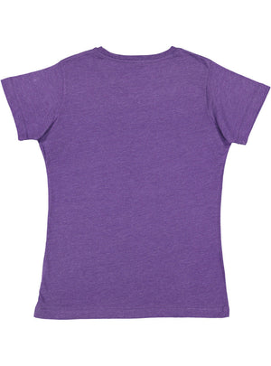 Women's 3X-Large Vintage Purple LAT Apparel 3516 