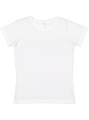 Women's 3X-Large White LAT Apparel 3516 