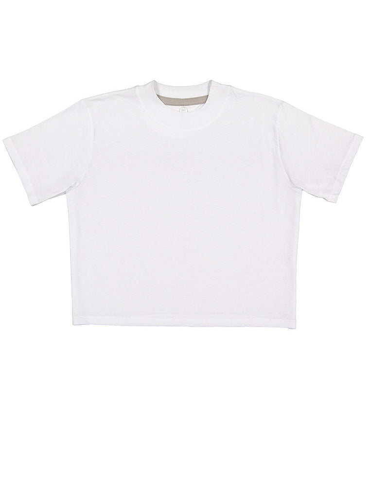 Women's X-Large Blended White LAT Apparel 3518 