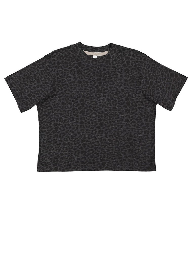 Women's X-Large Black Leopard LAT Apparel 3518 