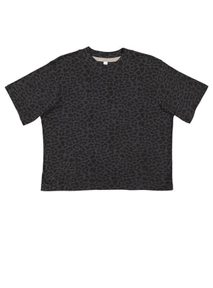 Women's X-Large Black Leopard LAT Apparel 3518 
