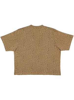 Women's X-Large Brown Leopard LAT Apparel 3518 