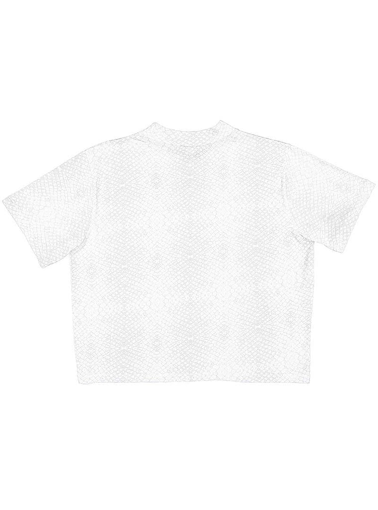 Women's X-Large White Reptile LAT Apparel 3518 