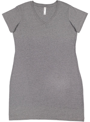 Women's 2X/3X Granite Heather LAT Apparel 3522 