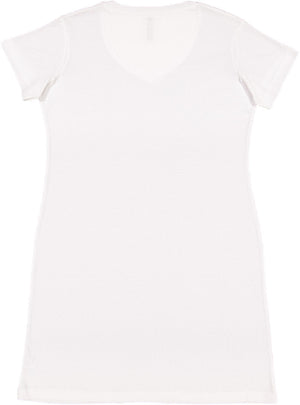 Women's 2X/3X White LAT Apparel 3522 
