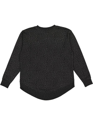 Women's 2X-Large Black Leopard LAT Apparel 3525 