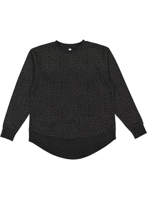 Women's 2X-Large Black Leopard LAT Apparel 3525 