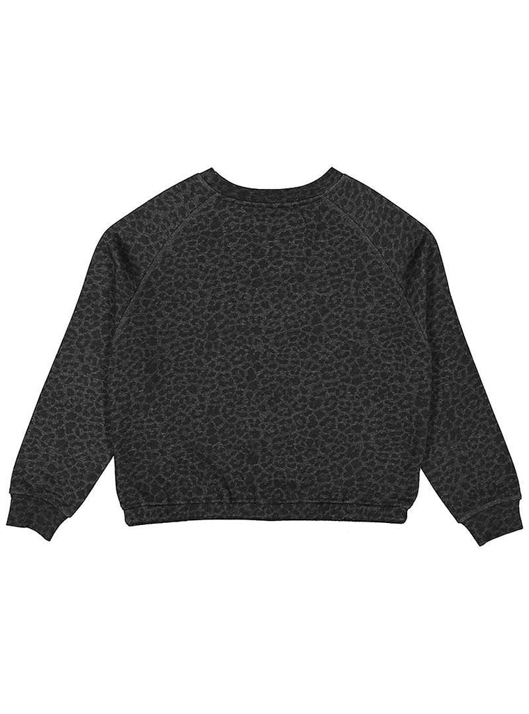 Women's X-Large Black Leopard LAT Apparel 3528 