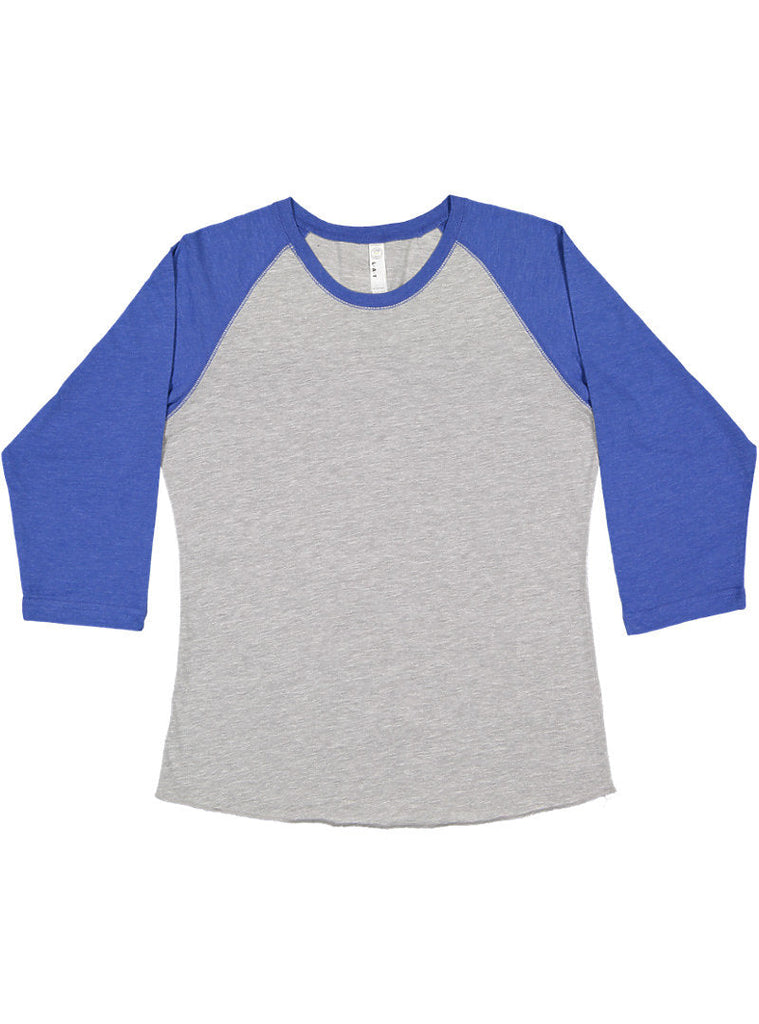 Women's 2X-Large Vintage Heather/Vintage Royal LAT Apparel 3530 
