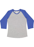Women's 2X-Large Vintage Heather/Vintage Royal LAT Apparel 3530 