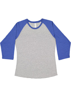 Women's 2X-Large Vintage Heather/Vintage Royal LAT Apparel 3530 