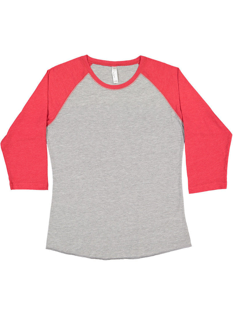 Women's 2X-Large Vintage Heather/Vintage Red LAT Apparel 3530 