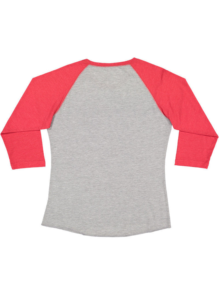 Women's 2X-Large Vintage Heather/Vintage Red LAT Apparel 3530 
