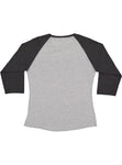 Women's 2X-Large Vintage Heather/Vintage Smoke LAT Apparel 3530 