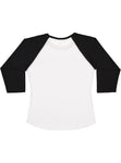 Women's 2X-Large White/Black LAT Apparel 3530 