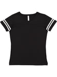 Women's 2X-Large Black/White LAT Apparel 3537 