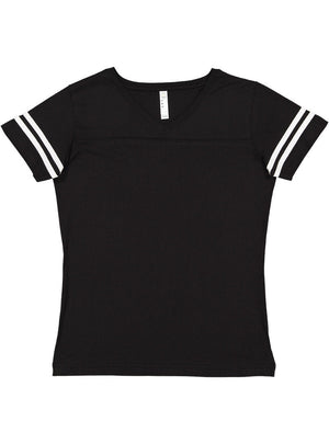 Women's 2X-Large Black/White LAT Apparel 3537 