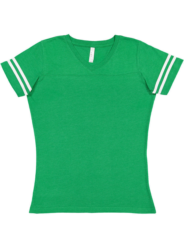 Women's 2X-Large Vintage Green/Blended White LAT Apparel 3537 