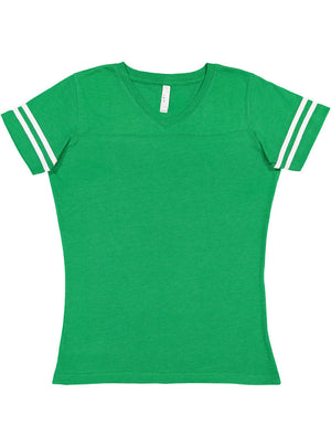 Women's 2X-Large Vintage Green/Blended White LAT Apparel 3537 