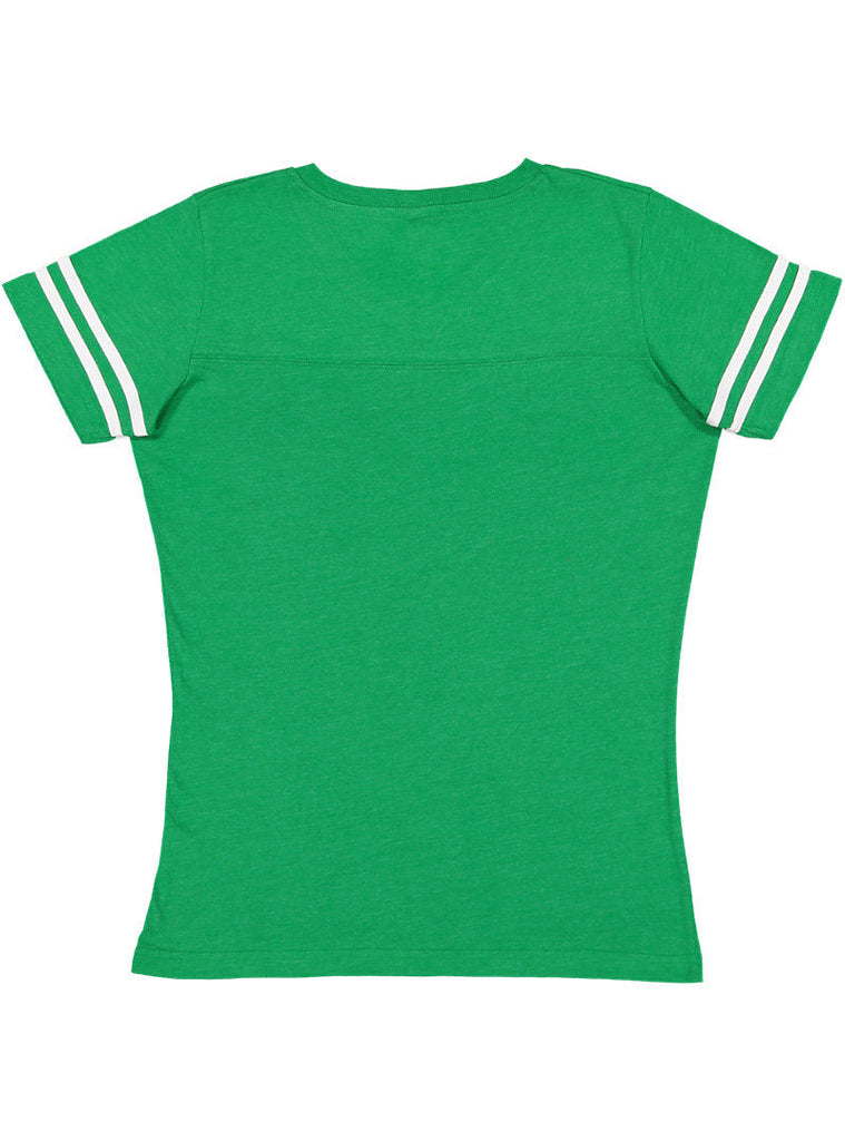 Women's 2X-Large Vintage Green/Blended White LAT Apparel 3537 