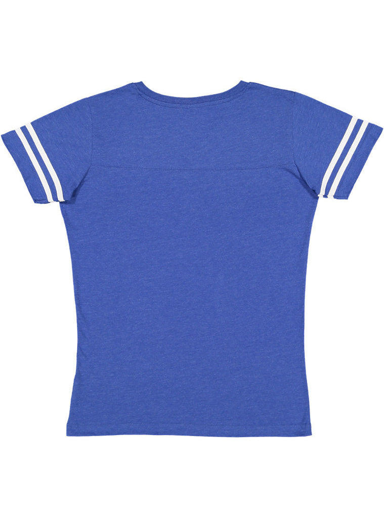 Women's 2X-Large Vintage Royal/Blended White LAT Apparel 3537 