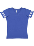 Women's 2X-Large Vintage Royal/Blended White LAT Apparel 3537 