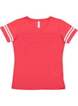 Women's 2X-Large Vintage Red/Blended White LAT Apparel 3537 