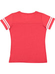 Women's 2X-Large Vintage Red/Blended White LAT Apparel 3537 