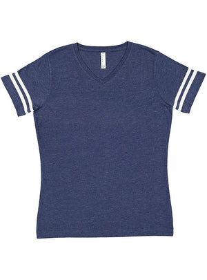 Women's 2X-Large VN True Navy/Blended White LAT Apparel 3537 