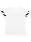 Women's 2X-Large White/Black LAT Apparel 3537 