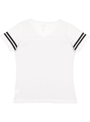 Women's 2X-Large White/Black LAT Apparel 3537 