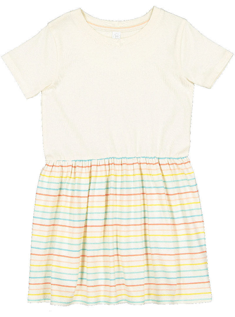 Toddler 5T/6T Natural/Sunkissed Stripe Rabbit Skins 5333 