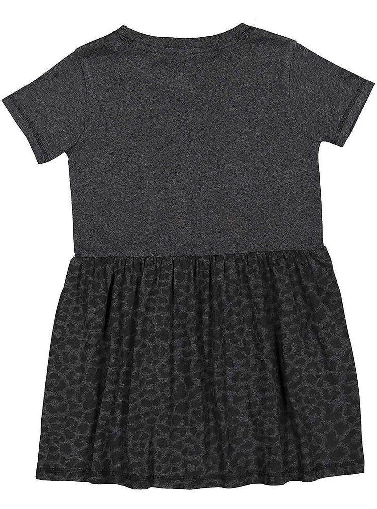 Toddler 5T/6T Vintage Smoke/Black Leopard Rabbit Skins 5333 