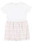 Toddler 5T/6T White/Lilac Stripe Rabbit Skins 5333 