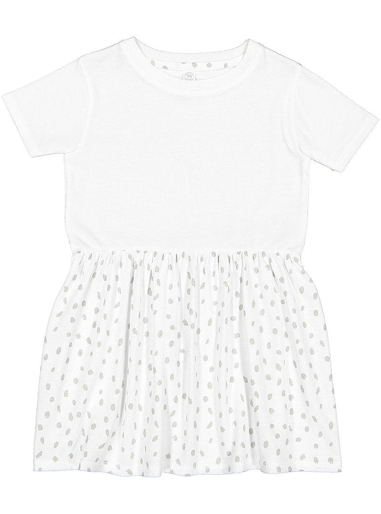 Toddler 5T/6T White/White Spot Rabbit Skins 5333 