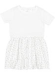 Toddler 5T/6T White/White Spot Rabbit Skins 5333 