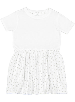 Toddler 5T/6T White/White Spot Rabbit Skins 5333 