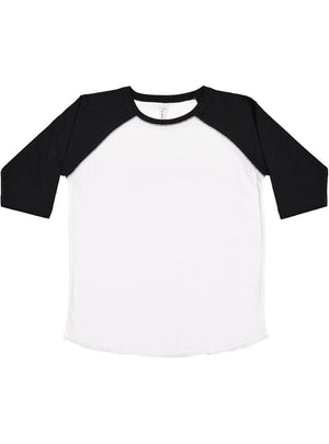 Youth X-Large White/Black LAT Apparel 6130 