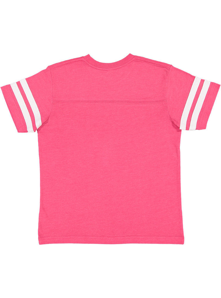 Youth X-Large Vintage Hot Pink/Blended White LAT Apparel 6137 
