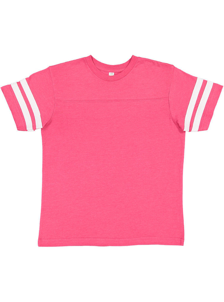 Youth X-Large Vintage Hot Pink/Blended White LAT Apparel 6137 