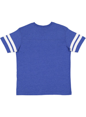 Youth X-Large Vintage Royal/Blended White LAT Apparel 6137 