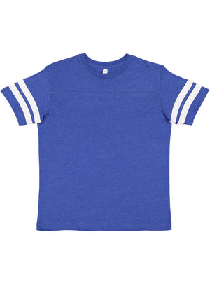 Youth X-Large Vintage Royal/Blended White LAT Apparel 6137 