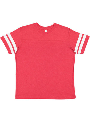 Youth X-Large Vintage Red/Blended White LAT Apparel 6137 