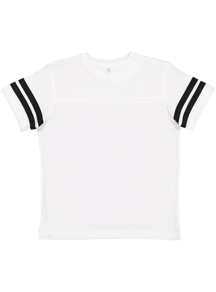 Youth X-Large White/Black LAT Apparel 6137 