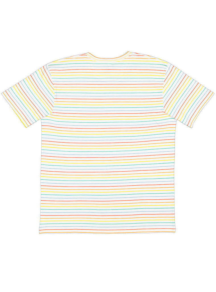 4X-Large Rainbow Stripe LAT Apparel 6901 