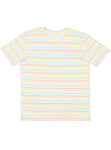 4X-Large Rainbow Stripe LAT Apparel 6901 