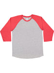 3X-Large Vintage Heather/Vintage Red LAT Apparel 6930 