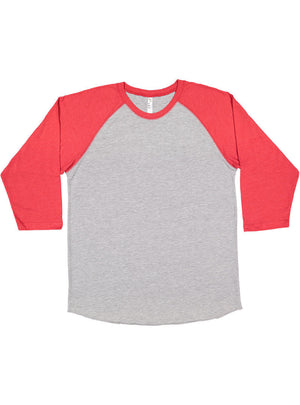 3X-Large Vintage Heather/Vintage Red LAT Apparel 6930 